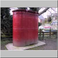 Famour Gents Urinal, originally painted green and in Station Road, now opposite Suggitts