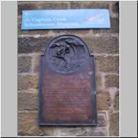 Plaque on Captain Cook Schoolroom Museum