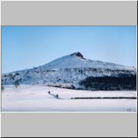 Roseberry Topping from Newton layby, 3/3/01